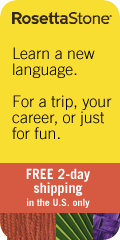 Free shipping on Rosetta Stone language software